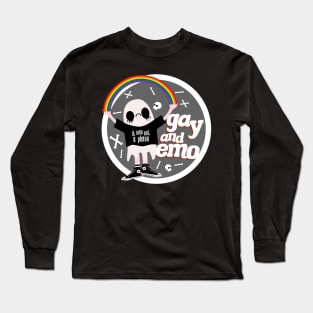 Gay and Emo Badge Long Sleeve T-Shirt